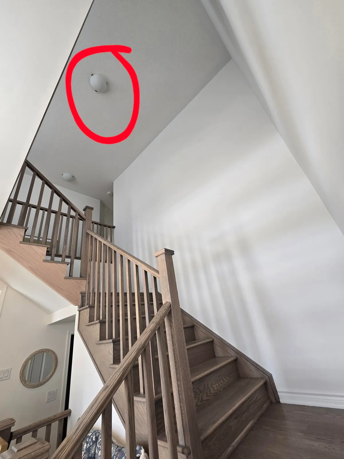 So I ended up building a platform to reach that pesky light fixture