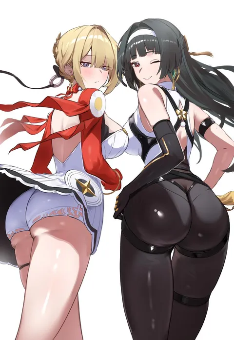 Evelyn and Astra outfit swap (Yoruta0419)