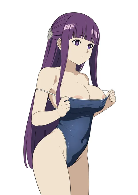 Fern's new swimsuit [Sousou no Frieren]