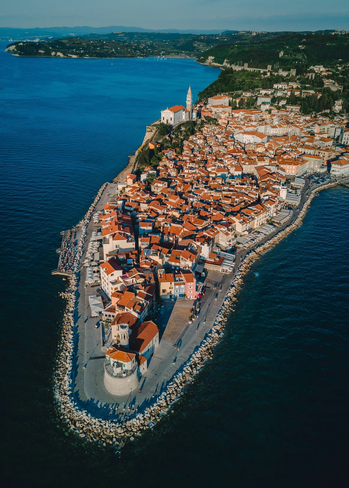 Slovenia makes the most of its 27-mile Adriatic coastline