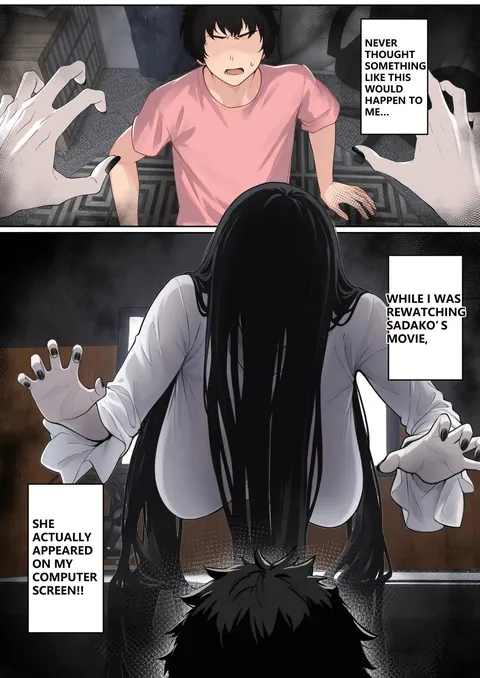 Regarding Sadako Getting Stuck On A Computer Screen [pz-x]