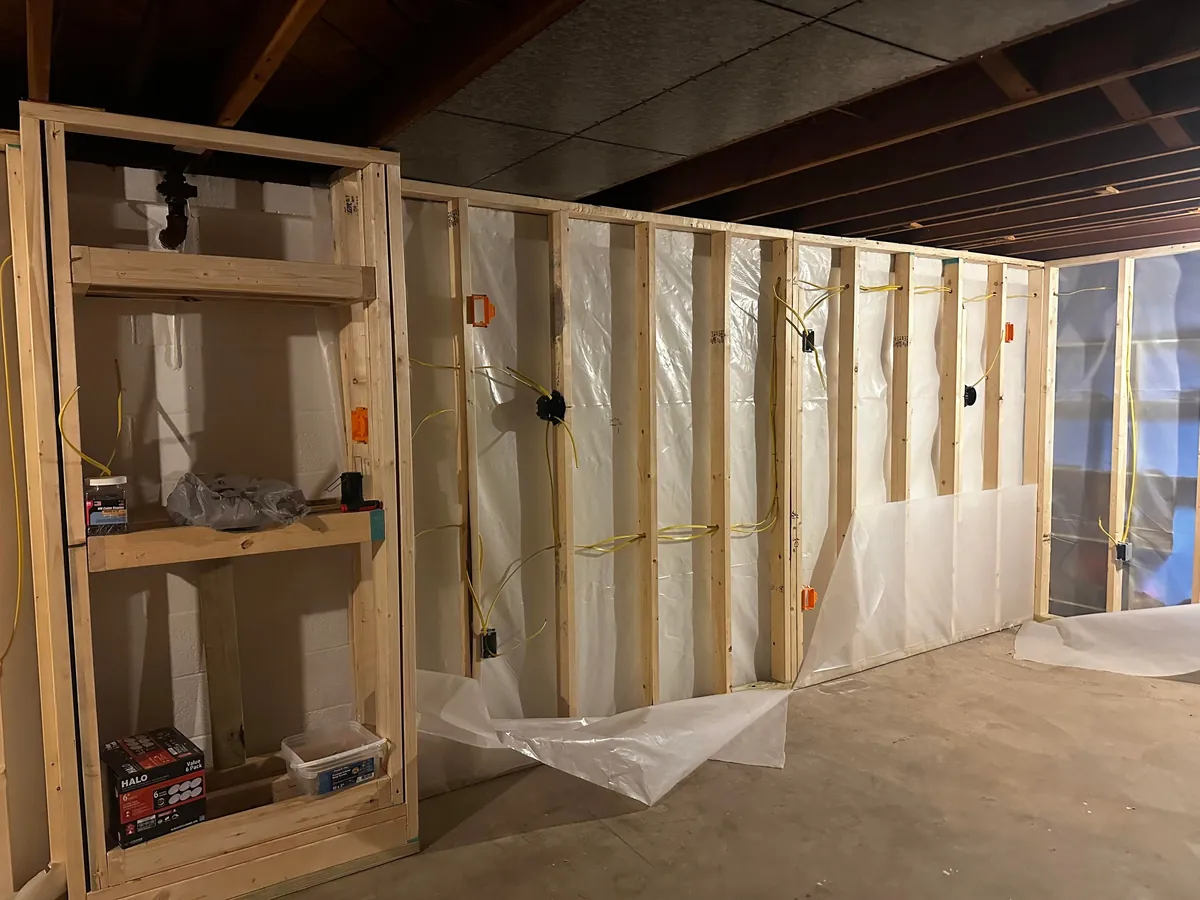 I finished a portion of my basement