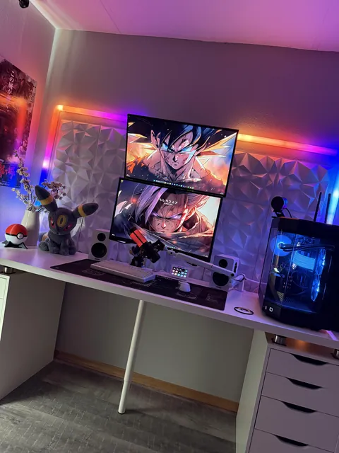 My gaming/college work setup