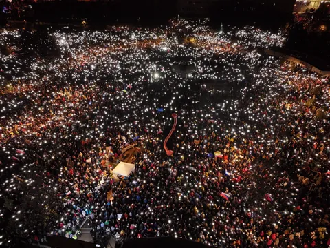 Ongoing protest against Fico in Slovakia, 50 000 people just in Bratislava.