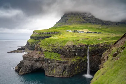 Múlafossur Waterfall, Faroe Island