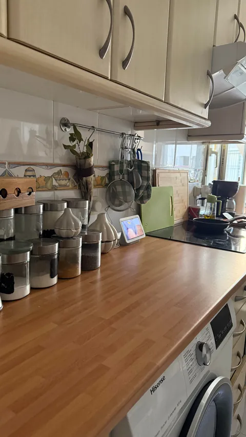 My non-aesthetic kitchen this morning.