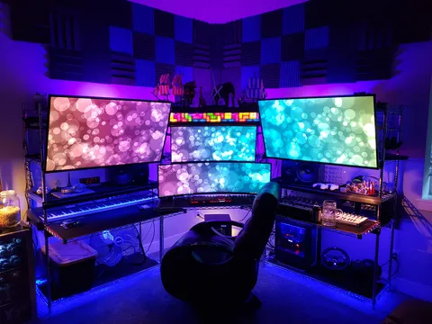 I've always thought lighting was one of the most important aspects of any battlestation, although maybe I went a bit overboard.