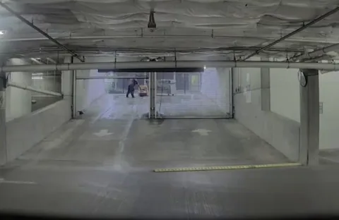 Just a runaway dumpster rolling down a ramp to smash my car