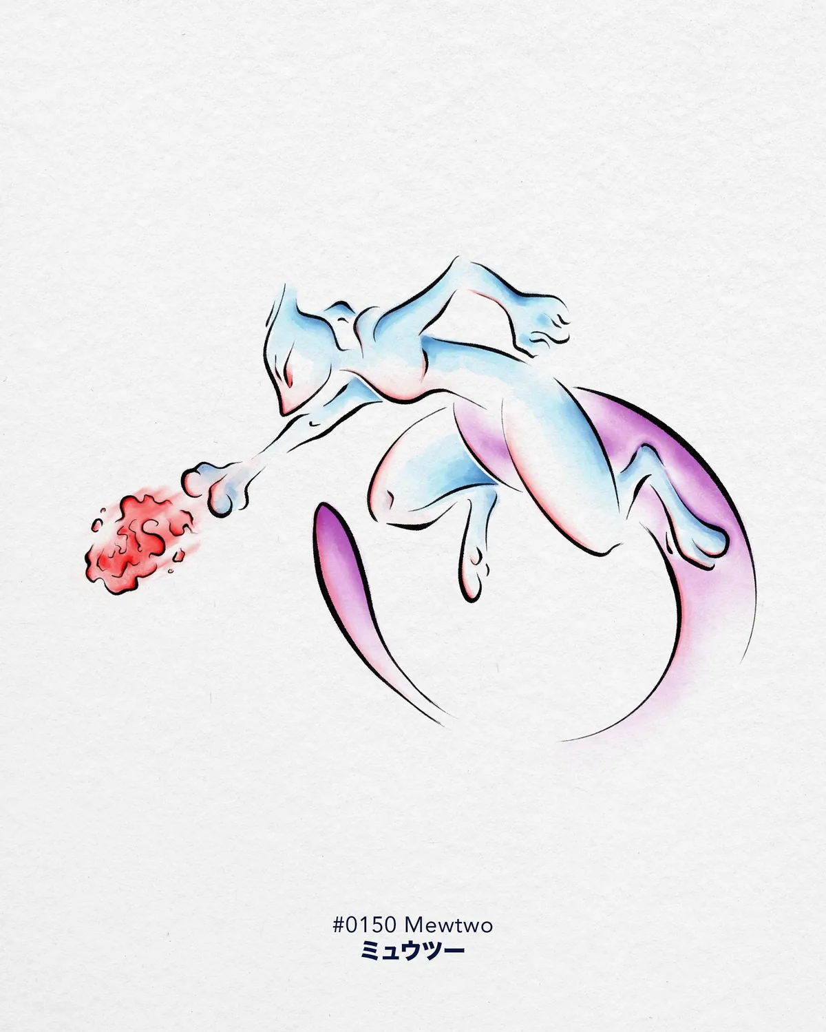 Pokemons in japanese traditional style