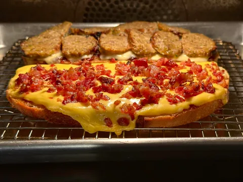 [Homemade] grilled meatball melt