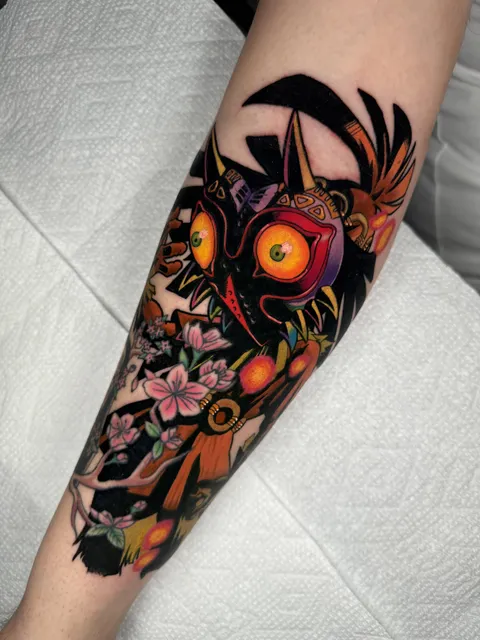 Majora’s Mask Tattoo, Done by RIGO4K, RIGO4K Tattoo Studio NYC