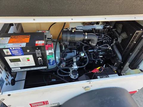 Cleaned a towable diesel generator at work.