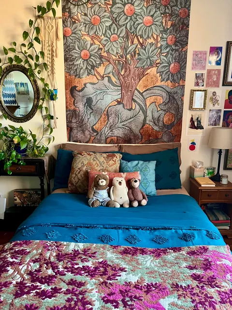 Love my cozy, eclectic apartment ✨