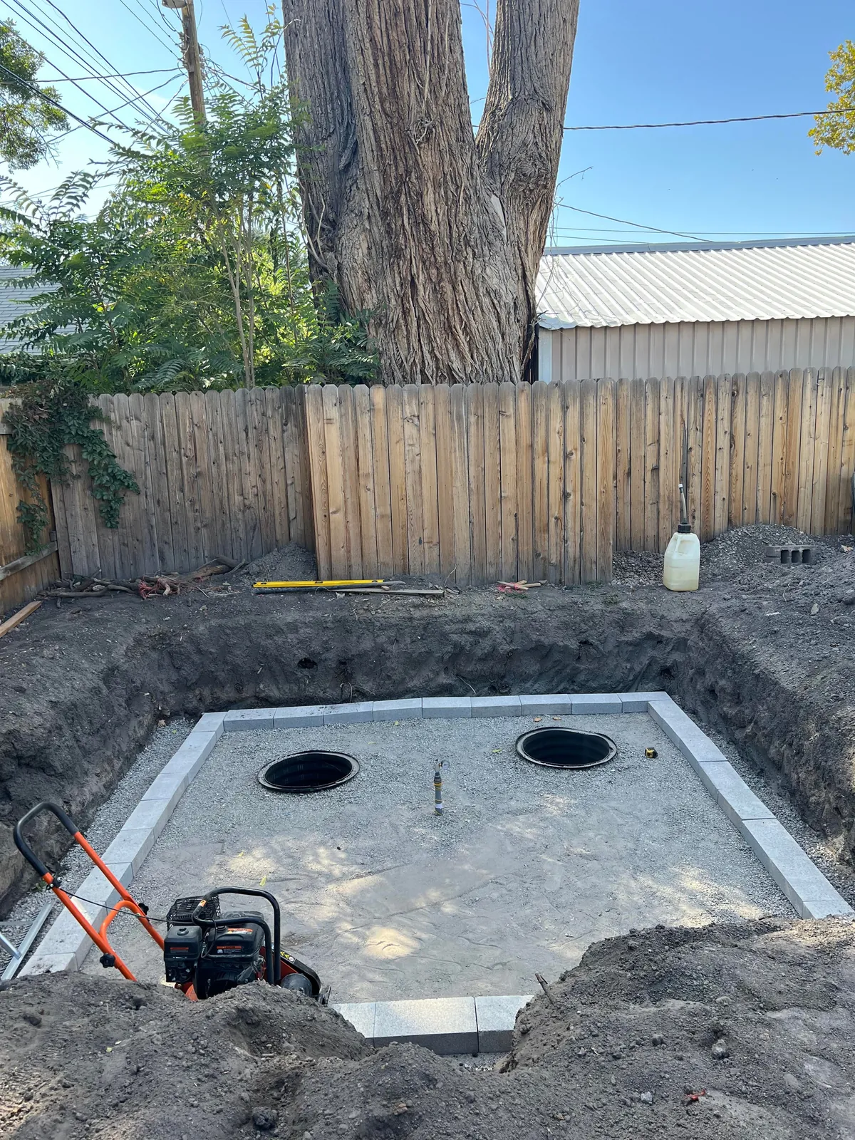 Backyard Sunken Fire Pit – Finally Done After 8 Months