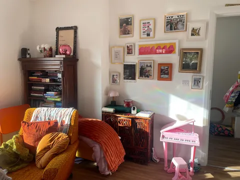 My colourful sitting room in morning sun!