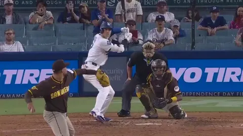 Shohei Ohtani plays peacemaker during another wild game between the Dodgers and Padres