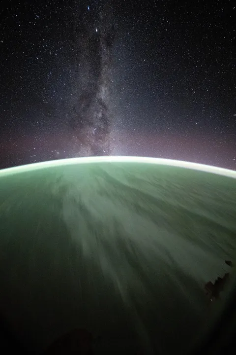 Milky Way above the Pacific Ocean