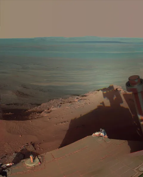 Beautiful Scenery of Mars Taken by Opportunity (Endeavour Crater)