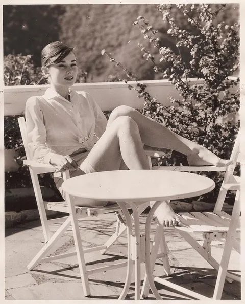 Audrey Hepburn in mid 1950's.