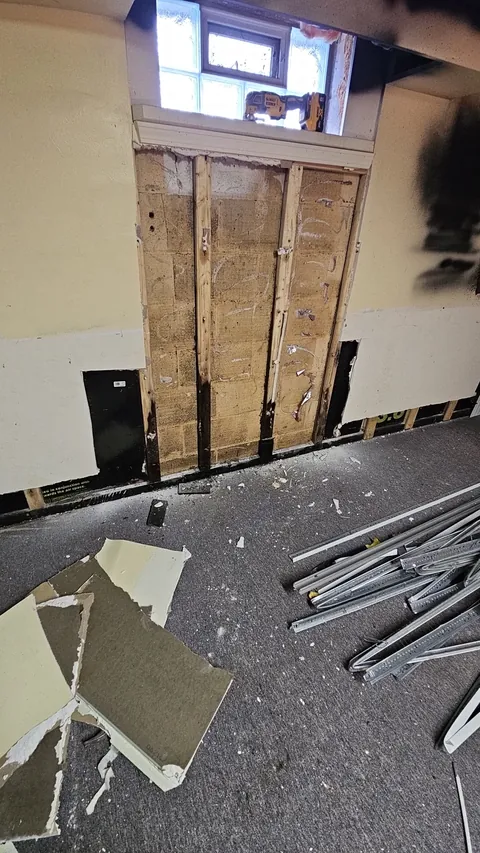 movie theater build in our basement what do you guys think?