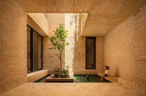 Brick - two contemporary residential buildings in isfahan, iran. 