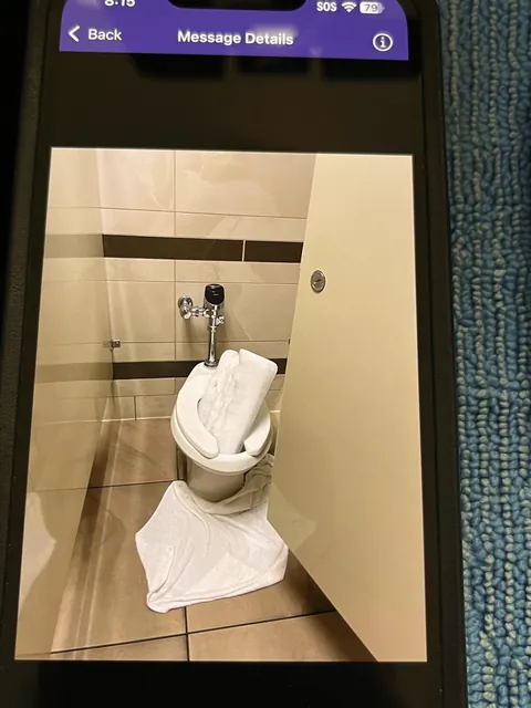 Someone put a huge block of ice in a toilet at the hospital I work at