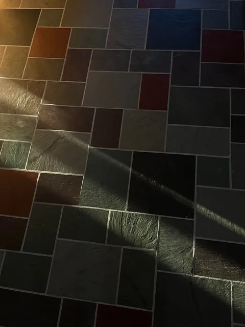 Refinished my slate floors