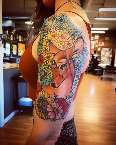 The final session of my green eyed beauty! By Henry Quiles, Til Death Tattoo, Denver