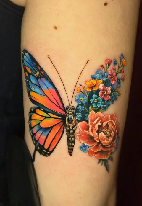 Showing off my newest tattoo - I am so in love!