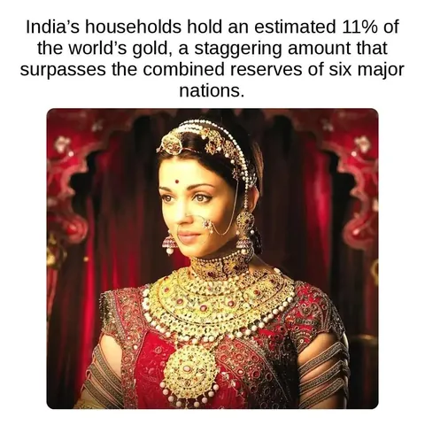 Indian households and religious institutions are estimated to hold up to 25,000 tonnes of gold — more than the official reserves of several major nations combined