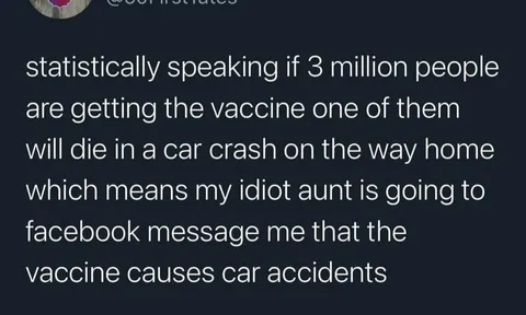 Doesn’t the metal in the vaccine cause you to be more magnetic and cars are pulled to you?