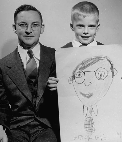 These kids were asked to draw their fathers from memory, 1949. Which one is your favourite?