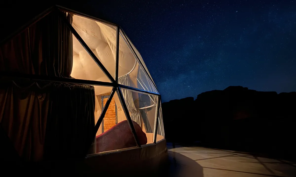 Exploring empty Jordan during a business trip