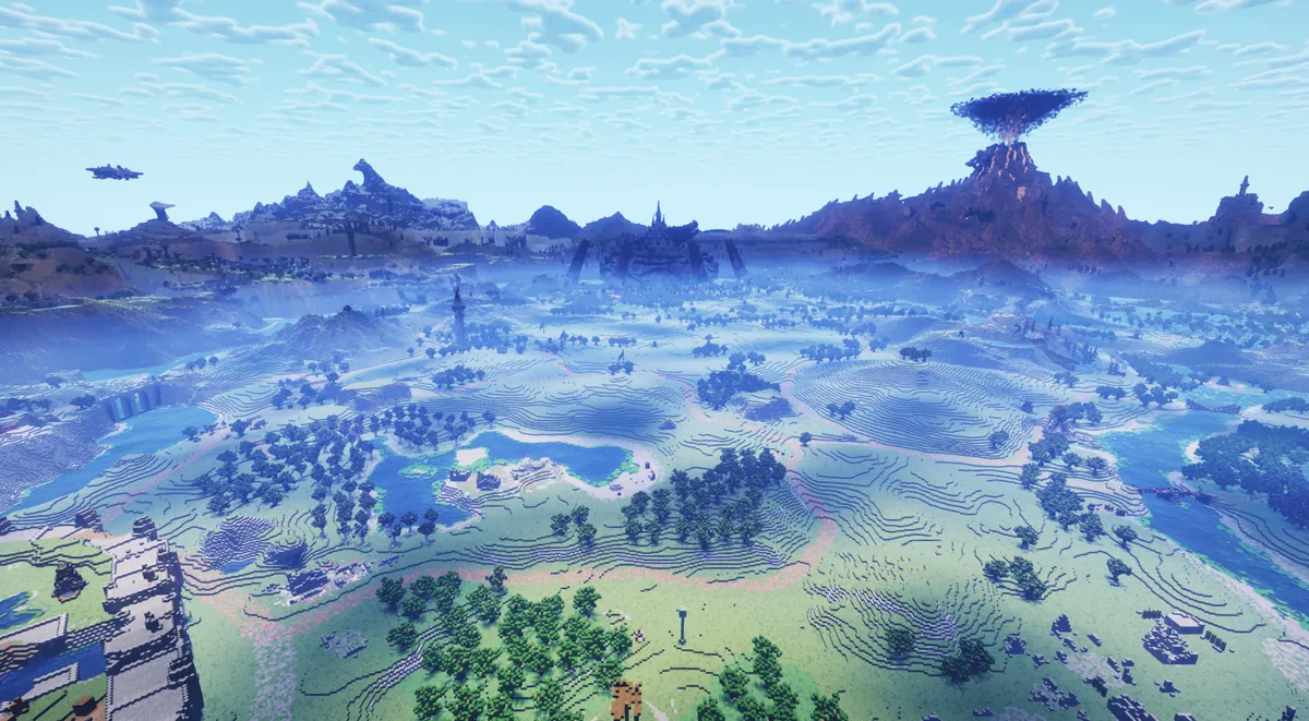 After 3 years, we Built ALL OF Breath of the Wild in Minecraft.
