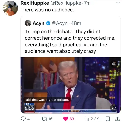 He’s really starting to loose it. 