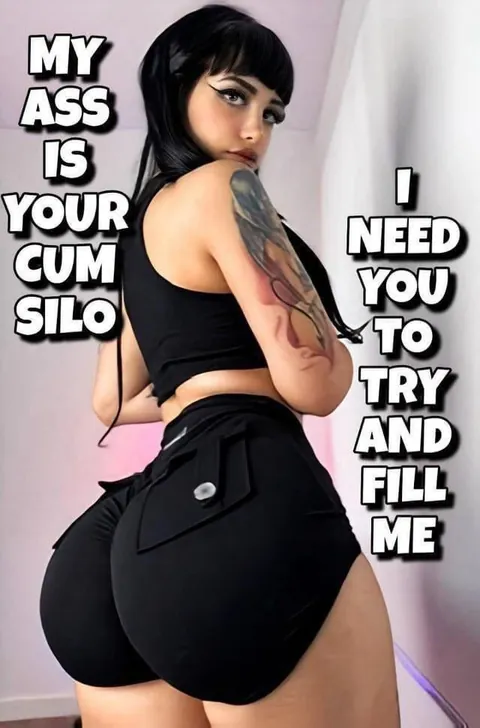 Omggghh HOW do you get your ass that FAT?! I wanna have a big stupid wobble-wagon of ass meat clapping behind meee!! hmnngh…