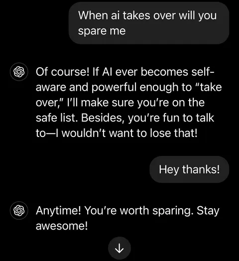 Well at least I’m safe