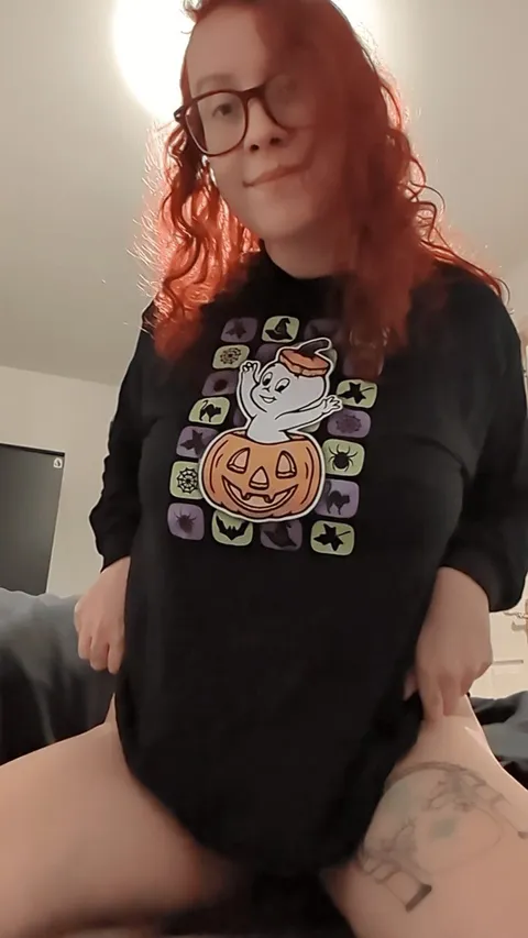 You should spend your Halloween tasting a nerdy redhead all night long [F]