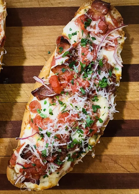 [OC] French bread pizza. 