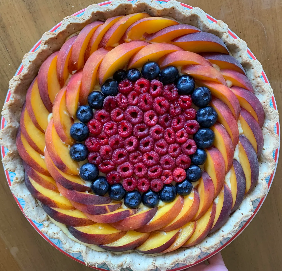 Its summer here in south America! A tasty summer fruit tart