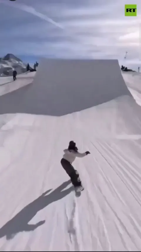 A 21-year-old Japanese snowboarder, Kokomo Murase, just landed a backside triple cork 1620. She's the first woman ever to do it.