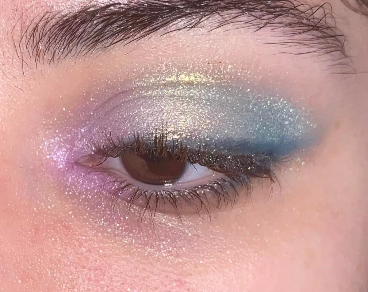 Mermaid inspired eyeshadow look