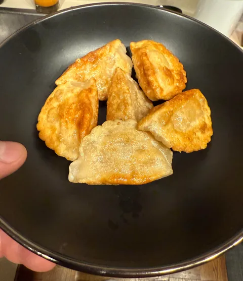 -30 today called for pierogi bowls with mushroom dill sauce [homemade]