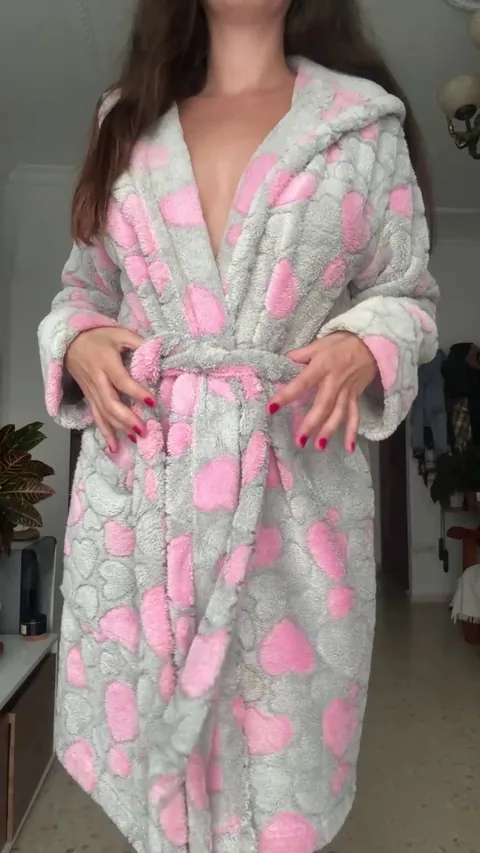 In my robe all day long