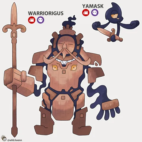 I designed a Yamask of every type!