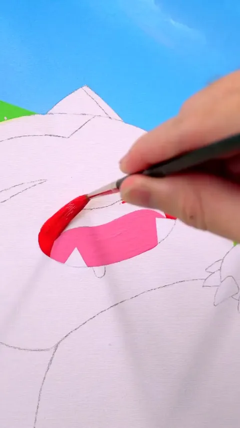 The precision of the brush strokes