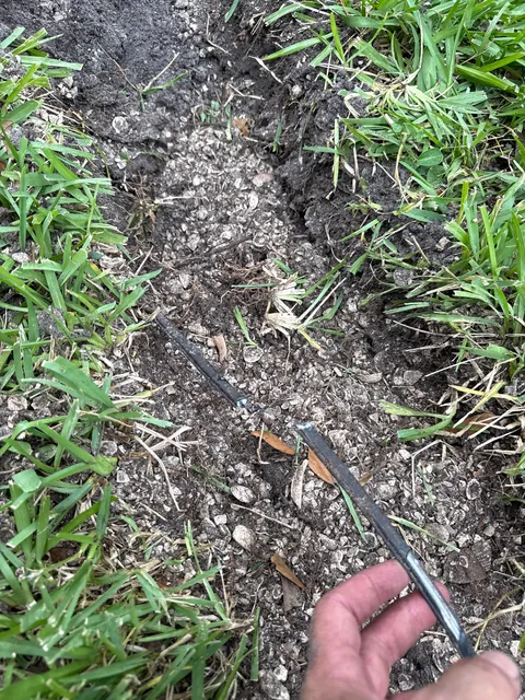 Hurricanes kept flooding my backyard so I buried 140ft of drainage pipe to prevent it.