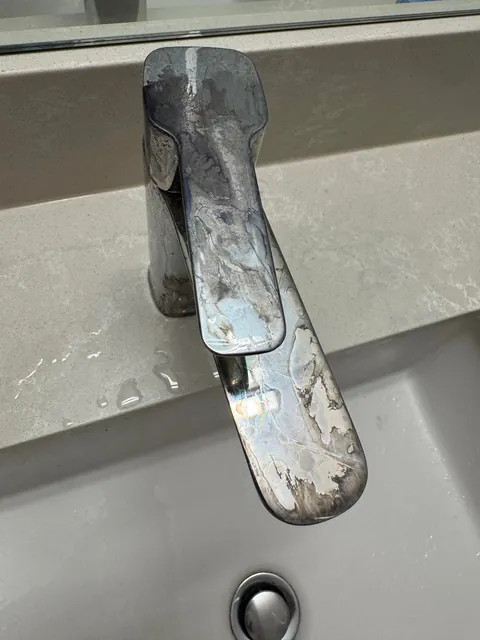 roommate used lime out on our faucet, are we cooked?