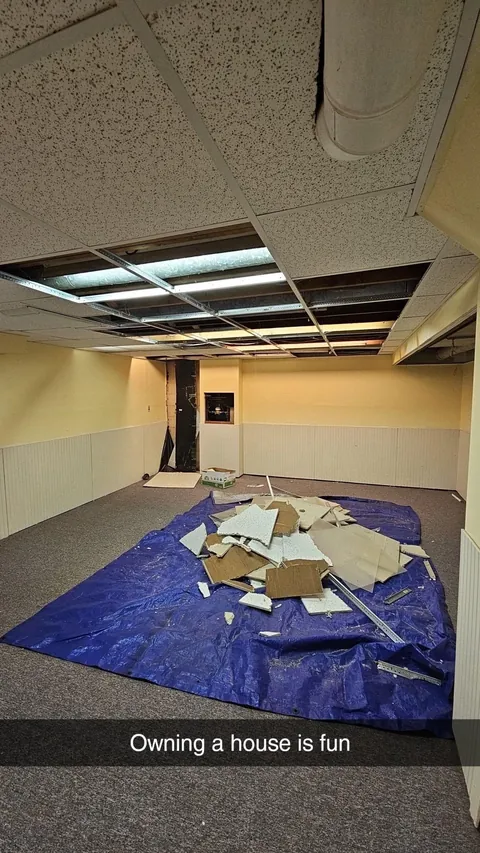 movie theater build in our basement what do you guys think?