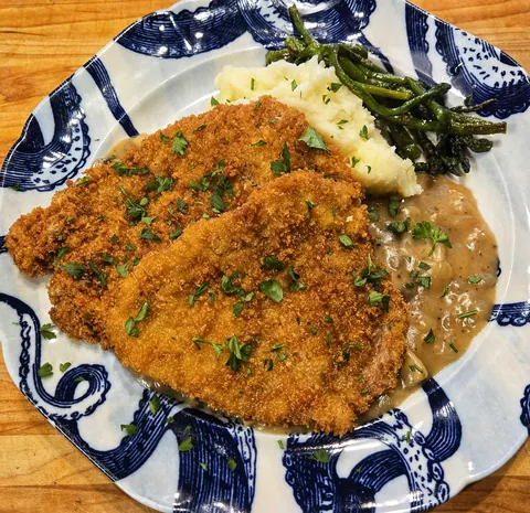 [Homemade] Jägerschnitzel